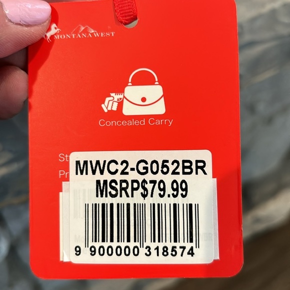 COPY - 2 IN ONE SET! Montana West concealed carry tote & handbag,embossed vegan… - Picture 10 of 16